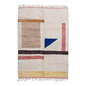 Tapis beni ouarine tissé à la main traditionnel 250cm x 150cm
