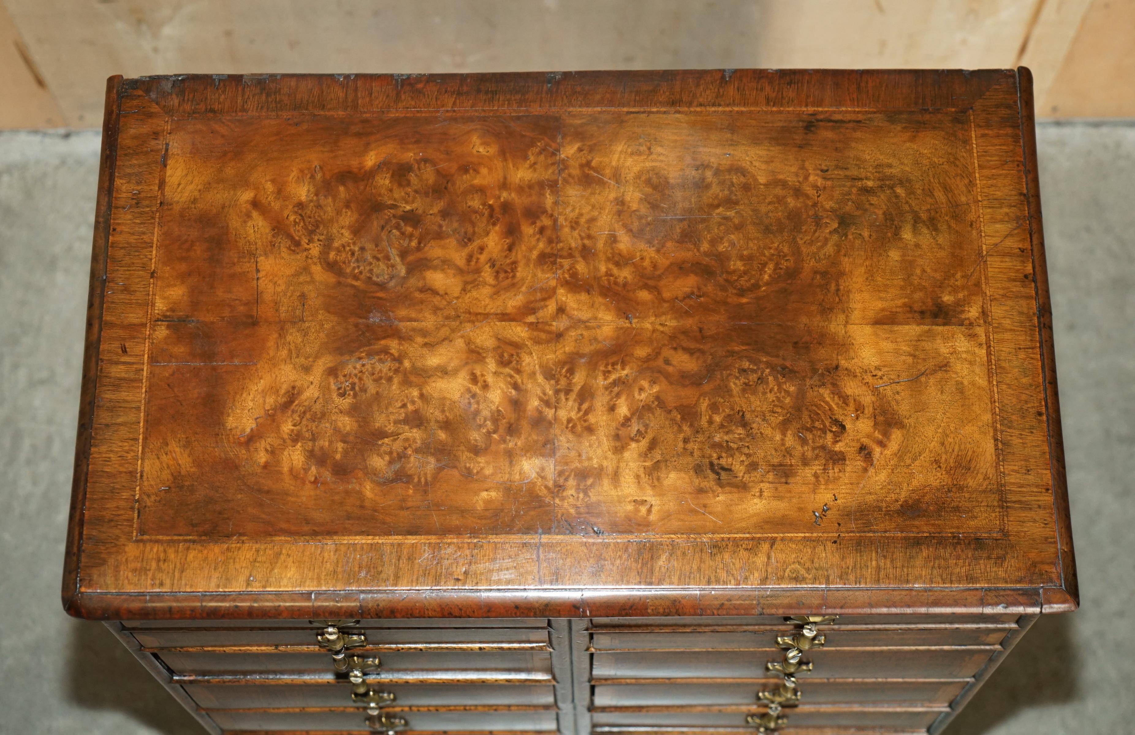 Burr Walnut Commode George III circa 1760