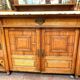 Buffet vitrine de style Louis XVI en bois massif XIX siècle