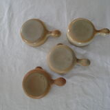 4 cassolettes in sandstone