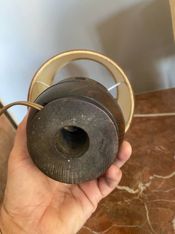 Paire de lampe de chevet brutaliste