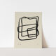 Abstract lines giclee print, 50x70cm