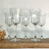 5 stemmed glasses "Octime" LUMINARC France