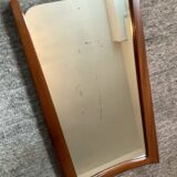 Scandinavian teak mirror from the 1960s