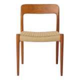 1 des 12 chaises Niels Otto Møller modèle 75 en teck – années 1950