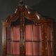 Dutch marquetry display cabinet from the 20th century
