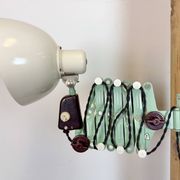 Industrial East German Scissor Lamp from VEB Zweckleuchtenbau Dresden, 1950