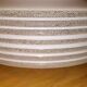 Suspension verre en opaline blanche