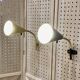 Paire d'appliques modulables design scandinave 1950.