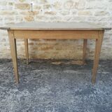 One drawer farm table