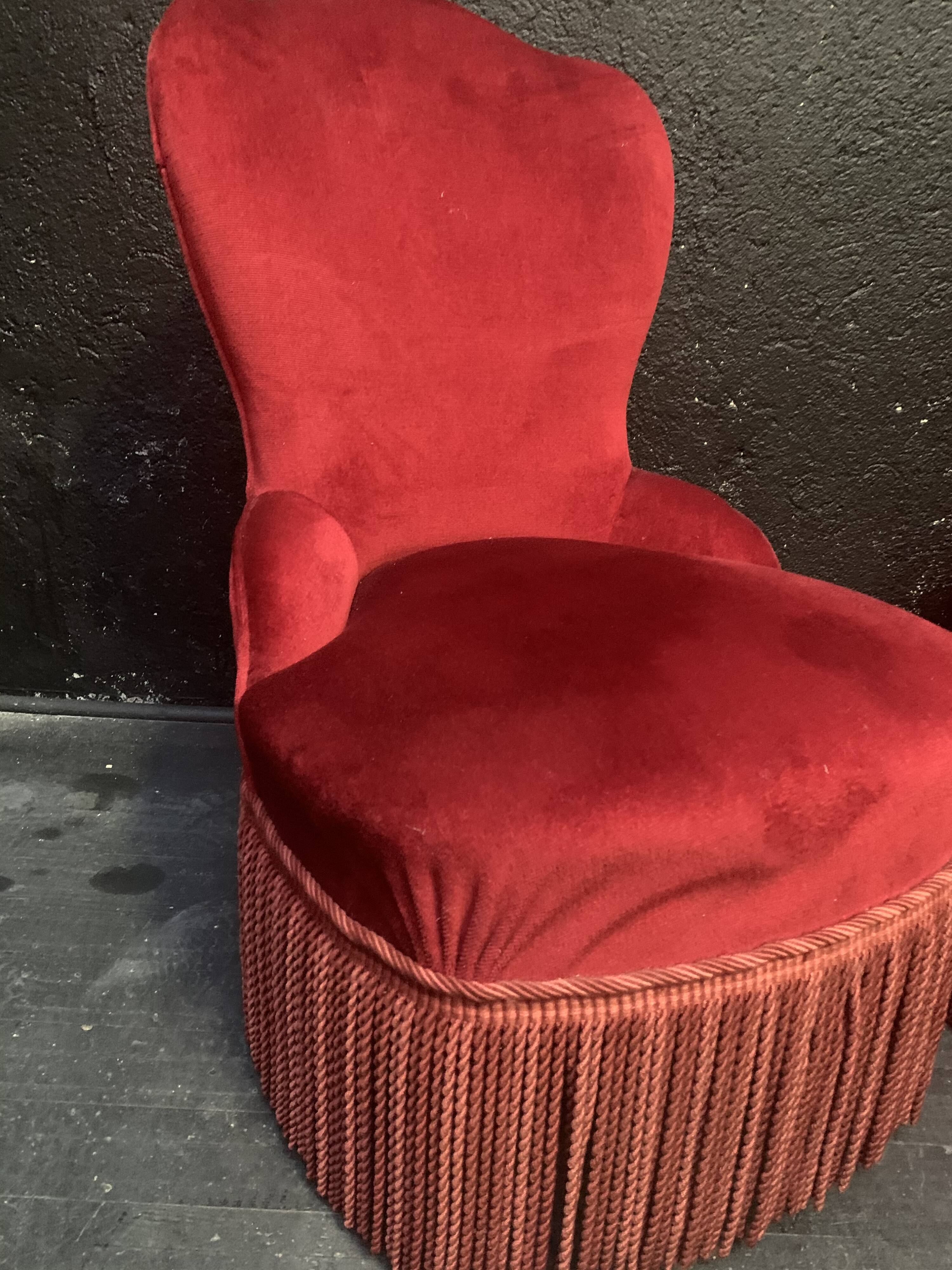 Paire de fauteuils crapaud