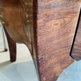 Louis XV dresser curved brown marble and bronze 1900