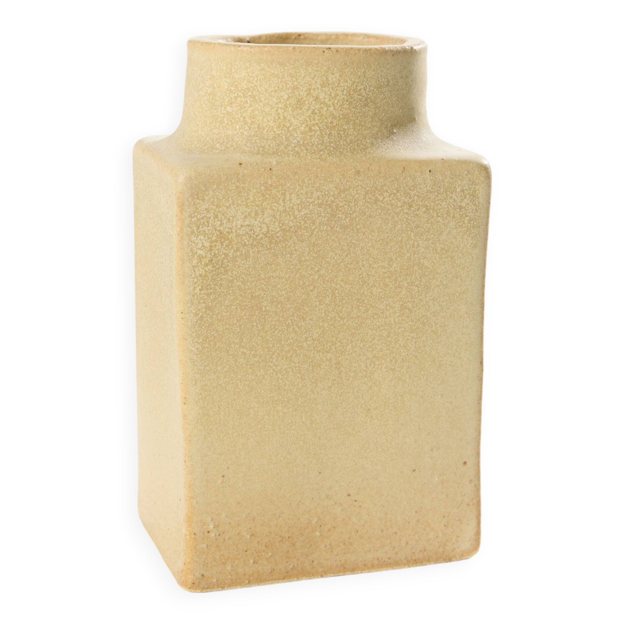 Cuubik small saffron vase