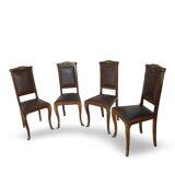 Italian art deco dining chairs 1920s