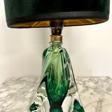 Lovely vintage table lamp by Val St Lambert