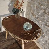 “Lemon” rattan coffee table