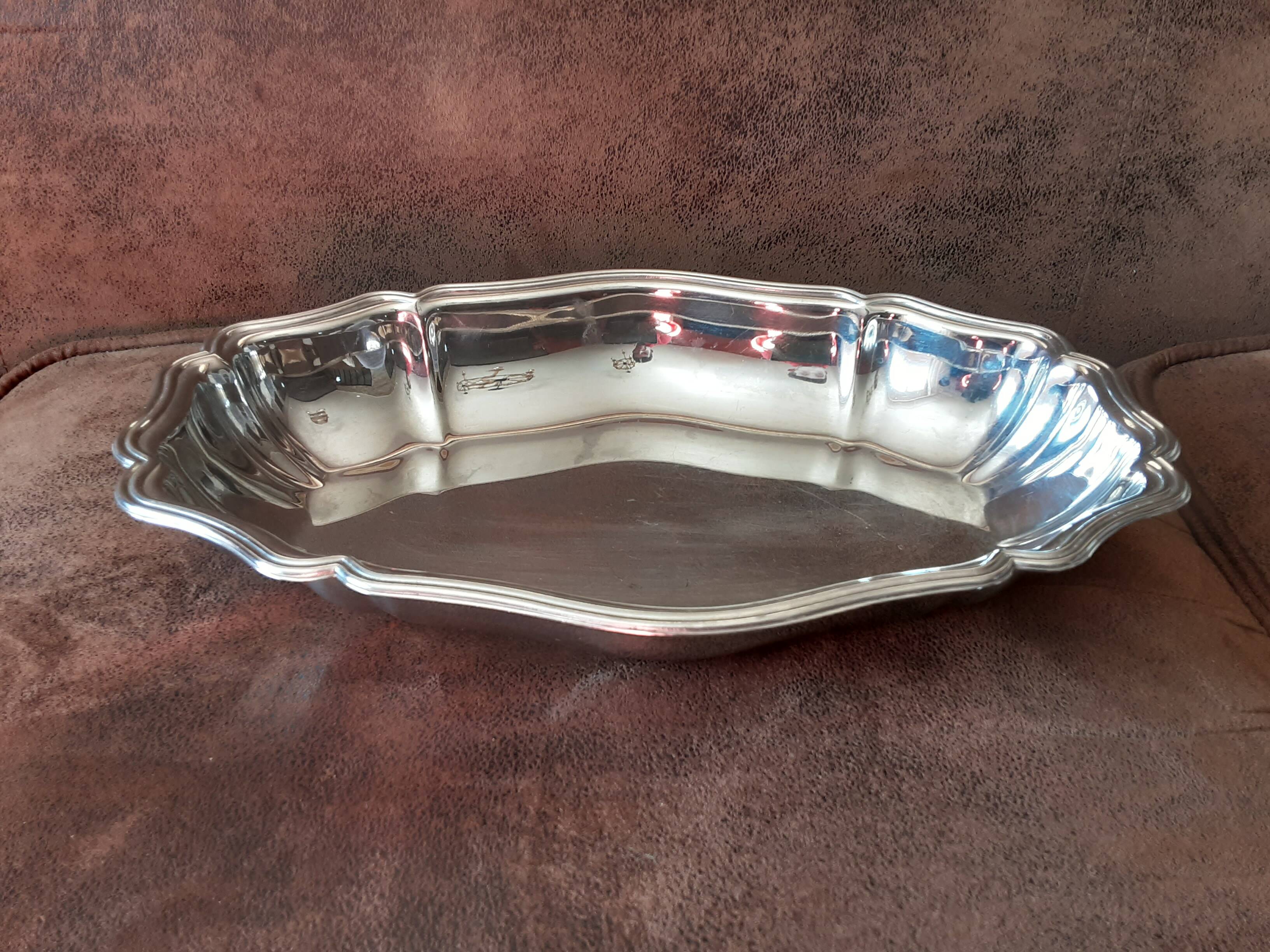 Vintage stainless steel dish
