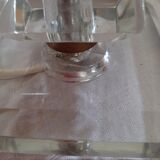 Art Deco crystal lamp foot
