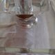 Art Deco crystal lamp foot