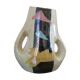 Large free-form vase in iridescent ceramic 60s