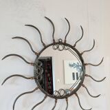 Miroir soleil en métal