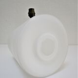 Lampe bronze doré cristal et opaline style néo classique vintage