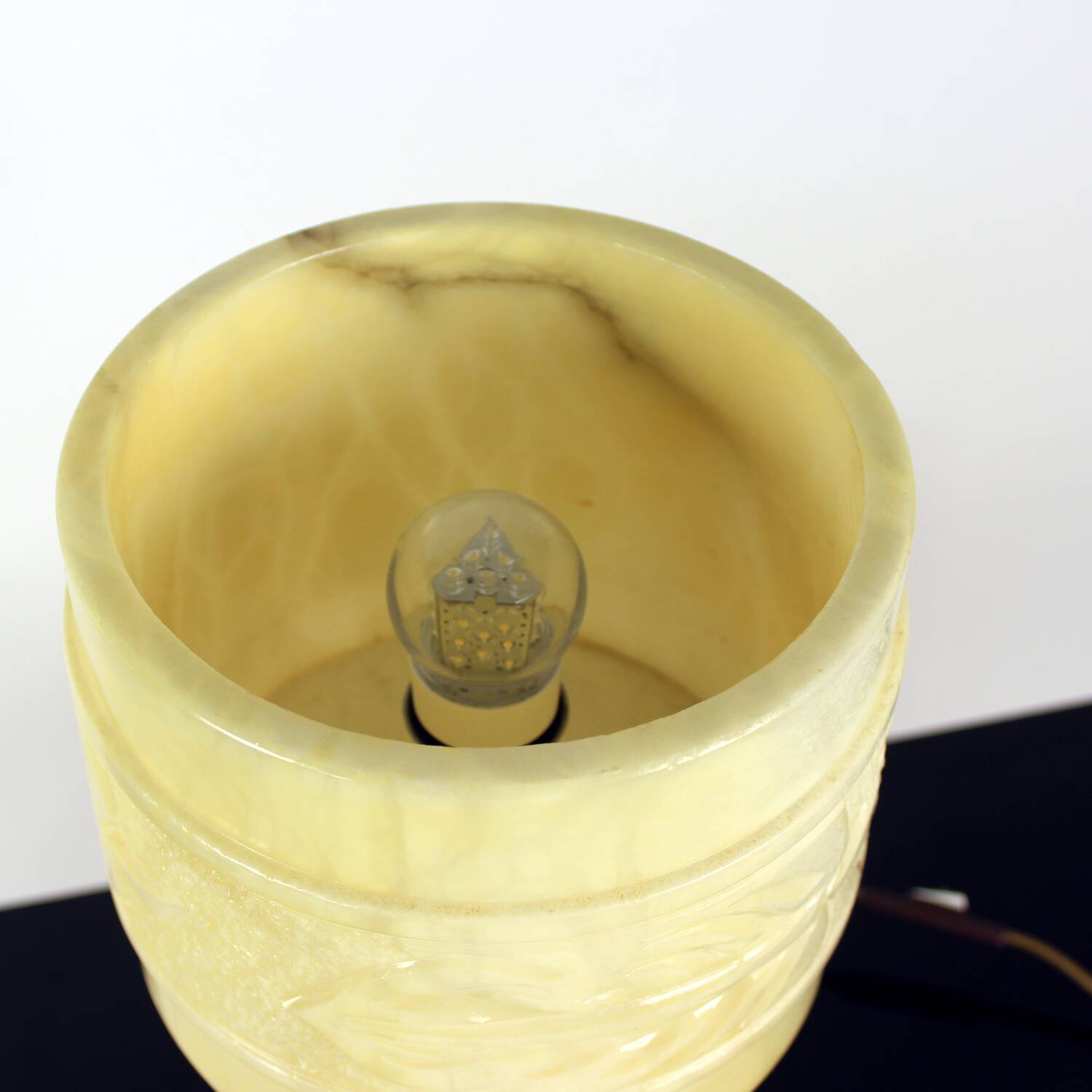 Unique Marble Table Lamp, Norway 1970s