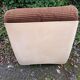 Chauffeuse seventies fibre et velours