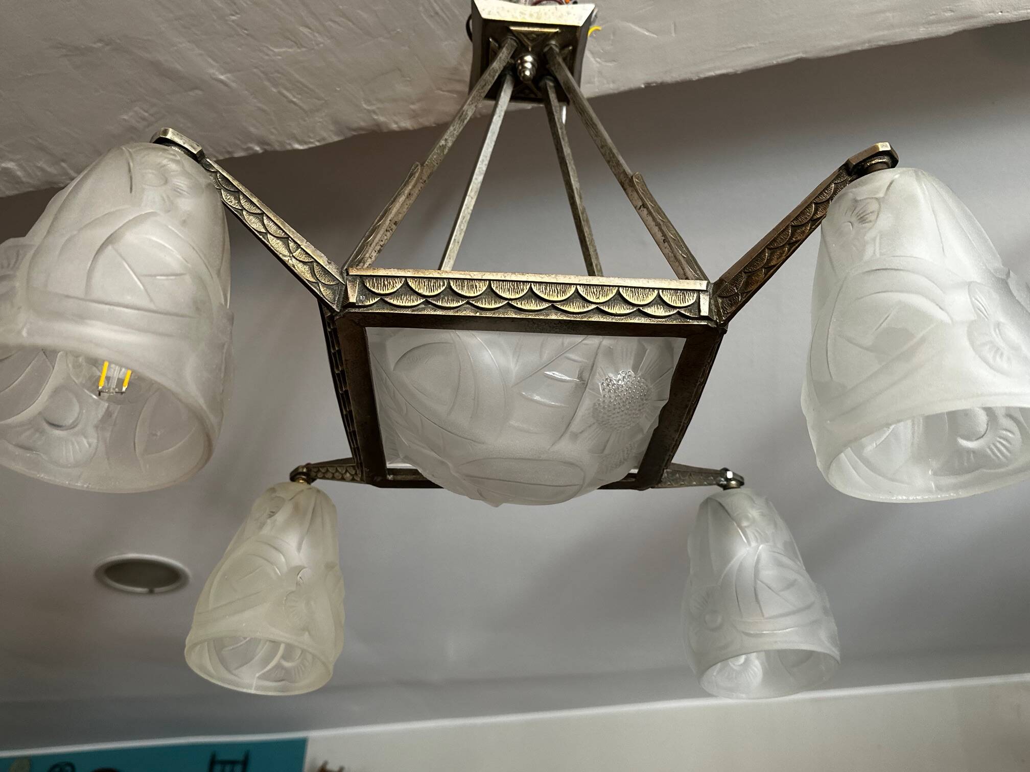 Art Deco chandelier