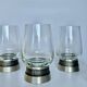 Vintage wine glasses/tins: mid-century modern tableware