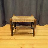 Tabouret recouvert de jonc, Hollande, années 1960
