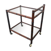 Desserte roulante vintage années 70