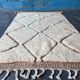 Traditional handmade Moroccan Atlas wool rug 2/3 m