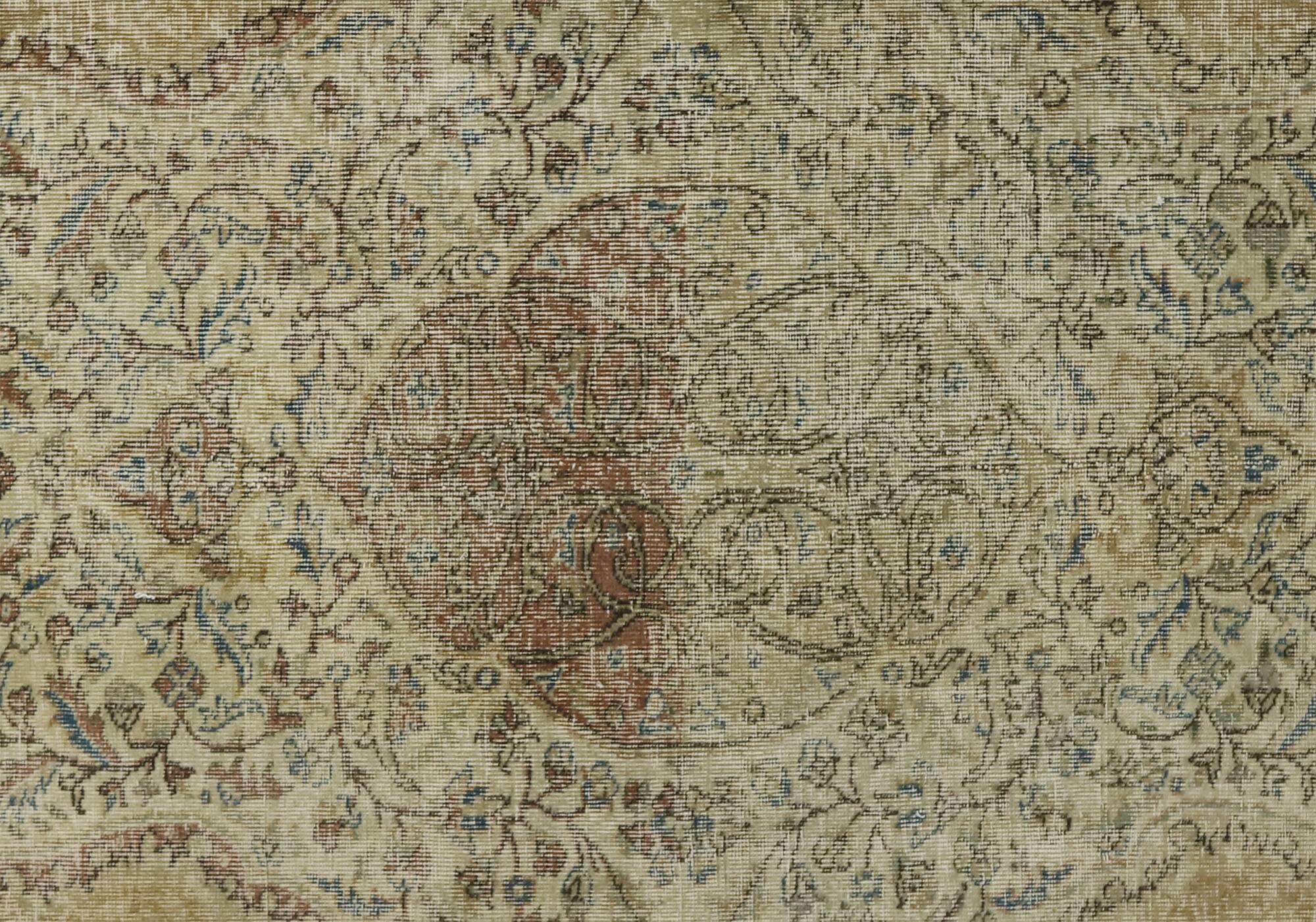 Turkish Anatolian Handmade Vintage Rug 270 cm x 168 cm