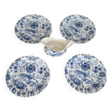 4 plates and sauce boat Villeroy et Boch modèle Paradiso