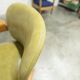 Bruno Rey solid beech bridge armchair for Dietiker 1960 green