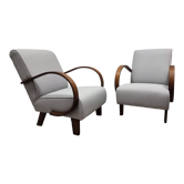 Armchairs by Jindřich Halabala, set of 2