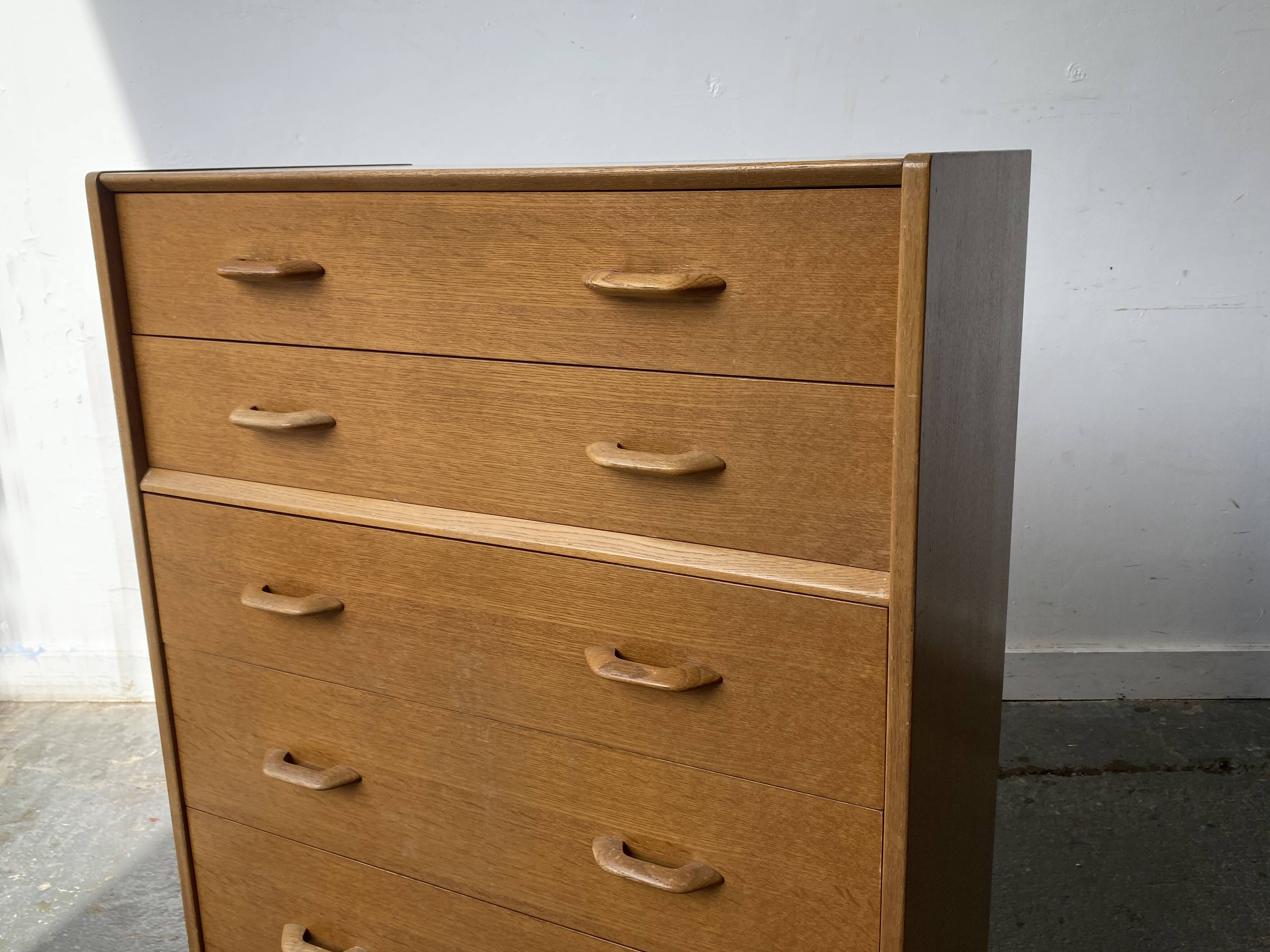 Mid-Century 1950’s oak chest of drawers by G Plan / E gomme