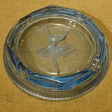 Empty pocket ashtray cup blue dancer vintage dancer 50's