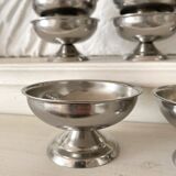 Stainless steel ice cream bowls