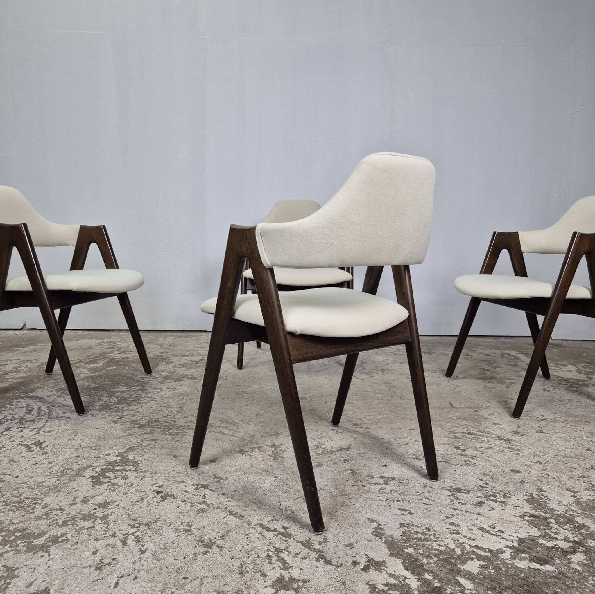 Danish vintage dining chair 'Compass Chair' by Kai Kristiansen