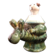 Ceramic shaped piece by Mária Sövegjártó