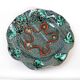 Multicolored earthenware dish