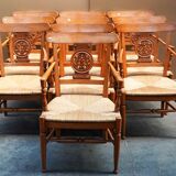 10 French chairs from the Directoire period.