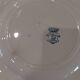 5 flat plates in Longwy earthenware model “Suzanne” Terre de Fer