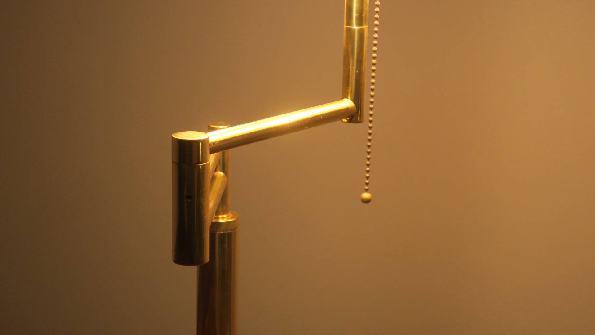 Italian multi-adjustable brass table lamp by Relux Milano, 1970s
