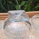 Set of 6 glass ice cream bowls or similar in Art Deco style in very good condition.