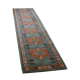 Vintage Spanish hallway rug in wool, 70 × 350 cm