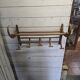 Old curved wooden coat rack