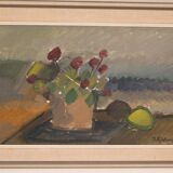 « Motif floral » par B. Sjööberg